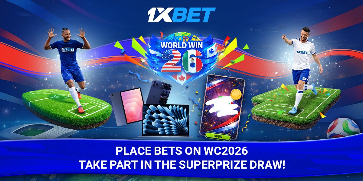 1xBet World Cup 2026 betting — sign up and claim your welcome bonus